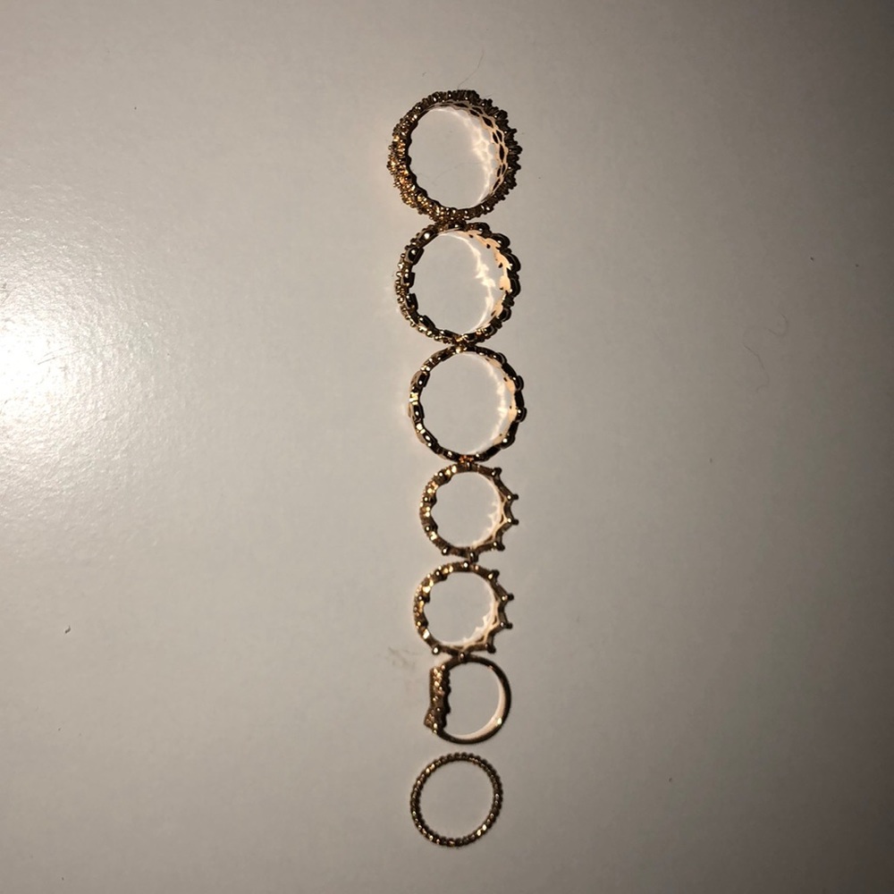 set of 7 Stackable Rings